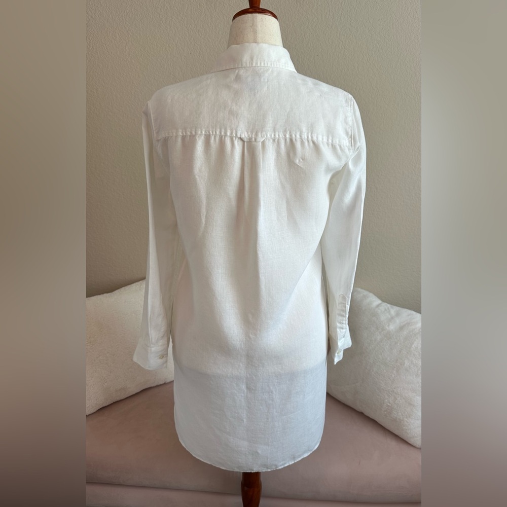Banana Republic White Button Down Shirt - Picture 6 of 12